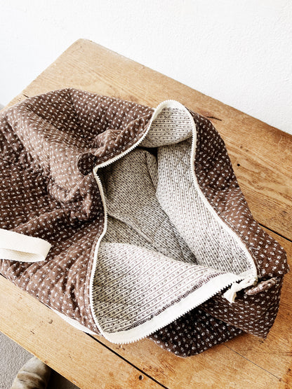 Vintage Quilted Duffel