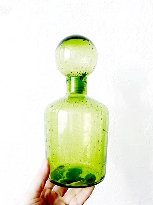 Vintage Blown Glass Decanter