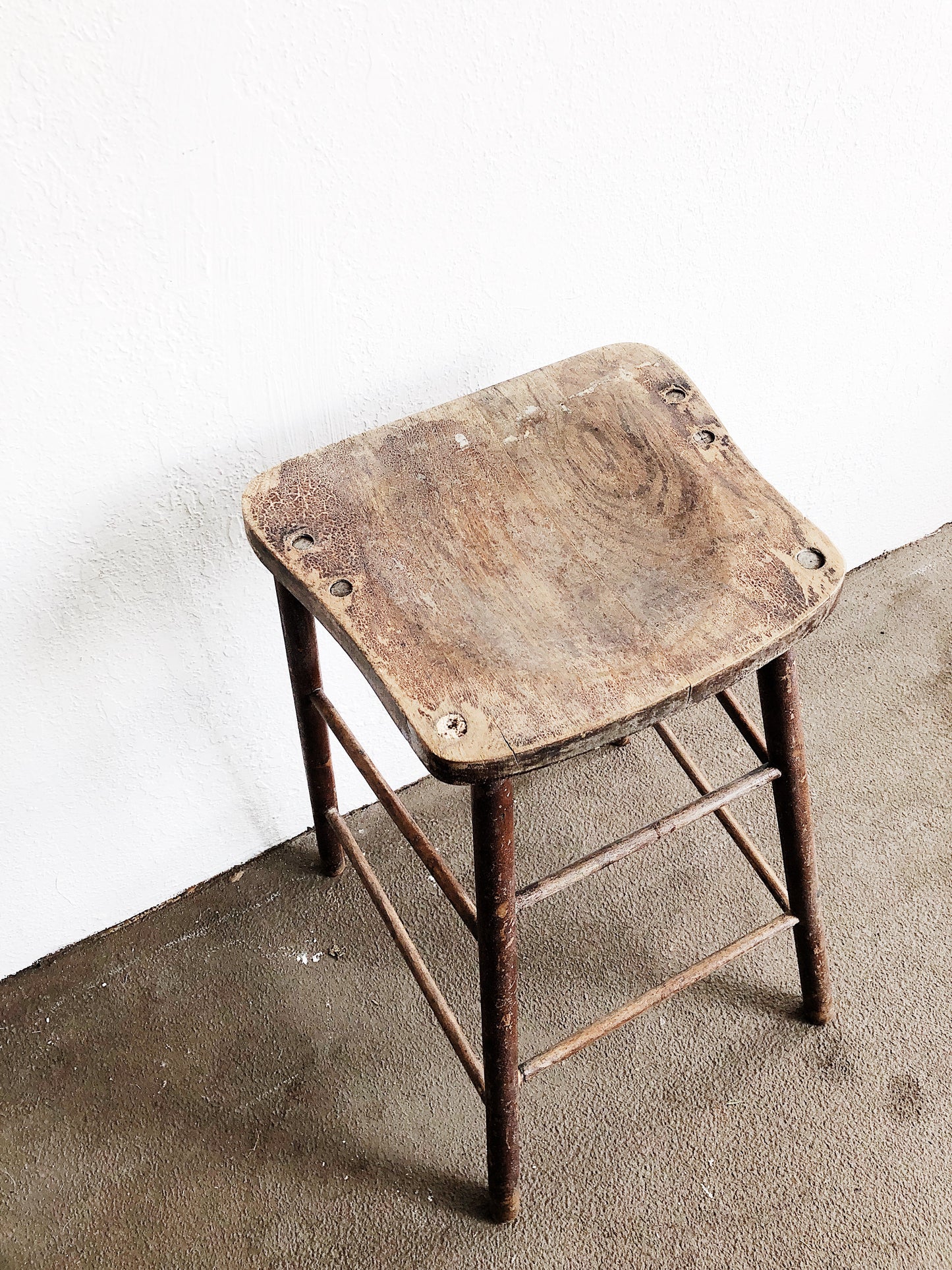 Vintage Primitive Stool