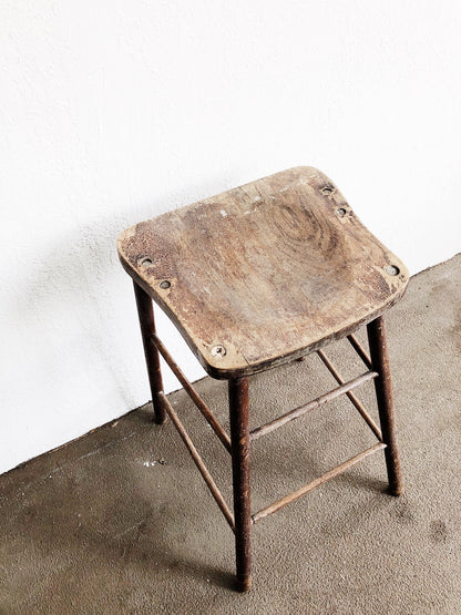 Vintage Primitive Stool
