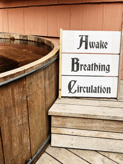 Vintage Wellness Sign