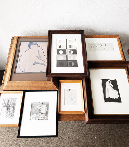 Vintage Mid Century Framed Lithograph