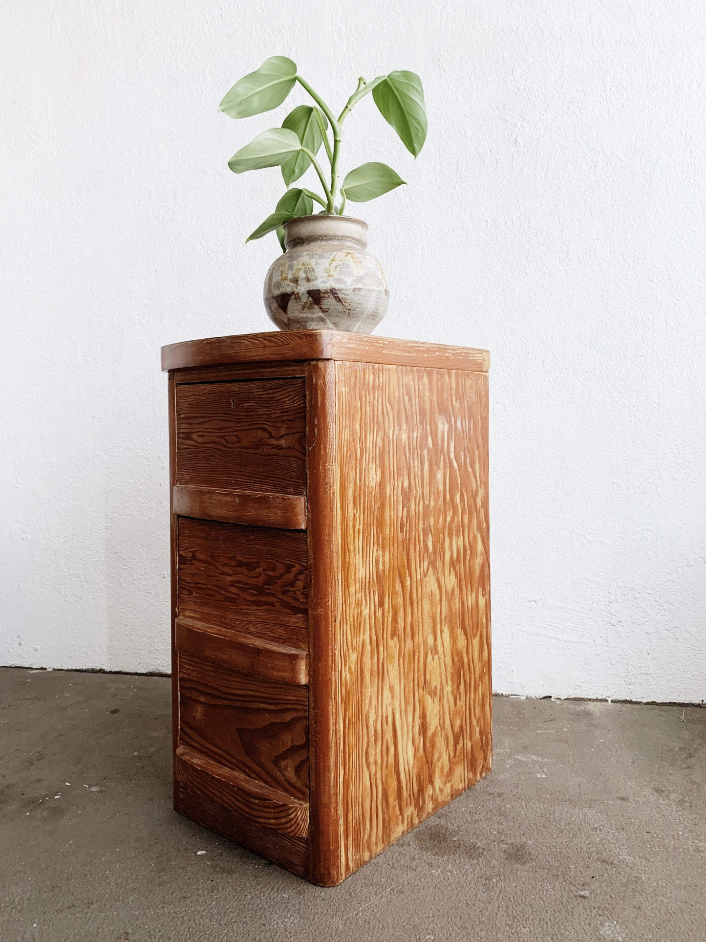 1940’s Three Drawer Wood Chest