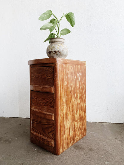 1940’s Three Drawer Wood Chest