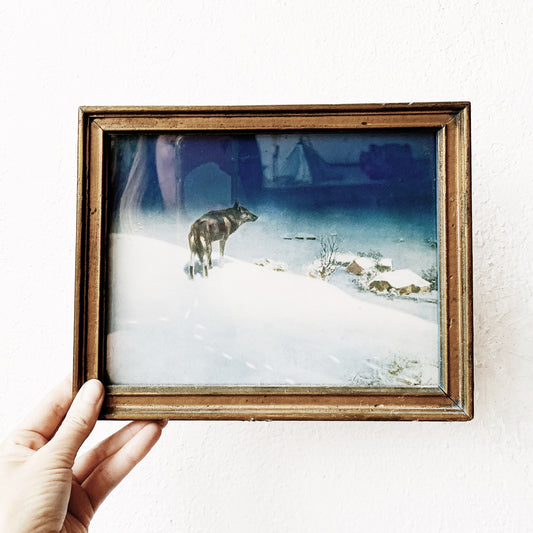 Deco Era Lone Wolf Litho
