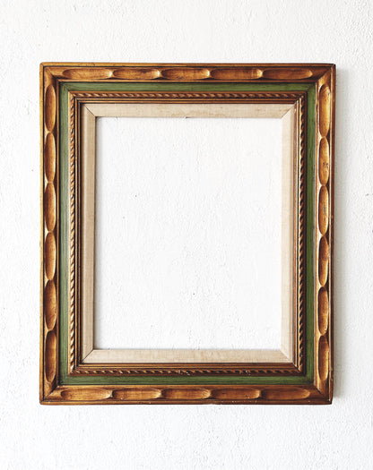 Mid Century Carved Wood Frame