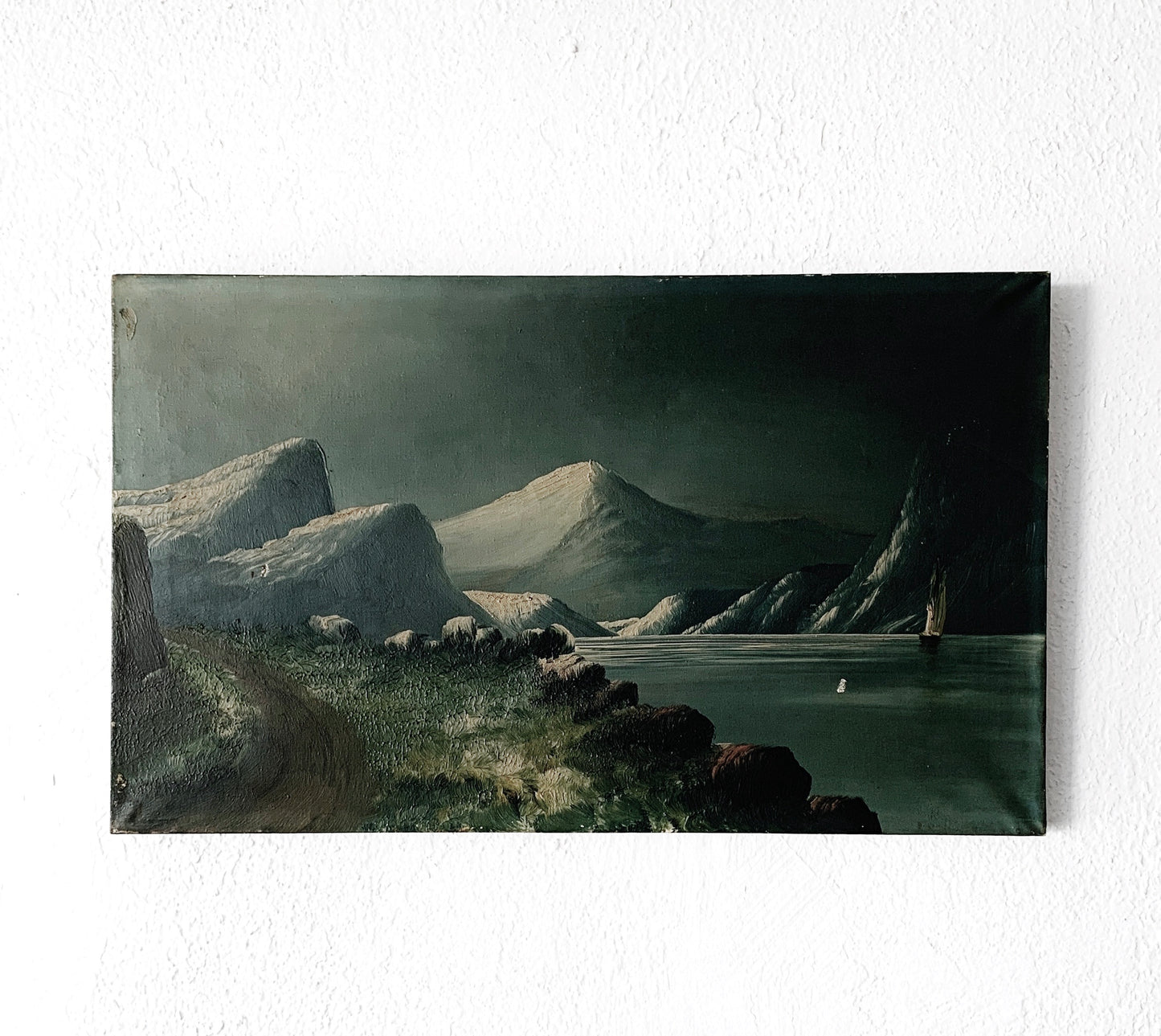 Antique Oil Oceanscape