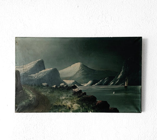 Antique Oil Oceanscape