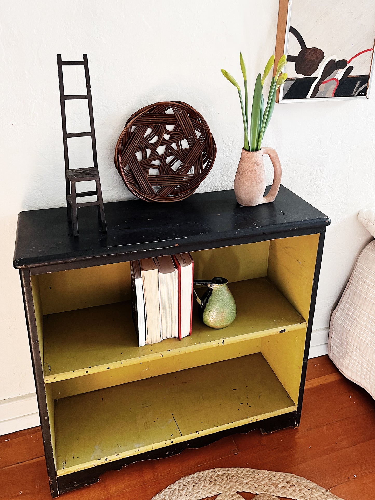 Vintage Painted Shelf