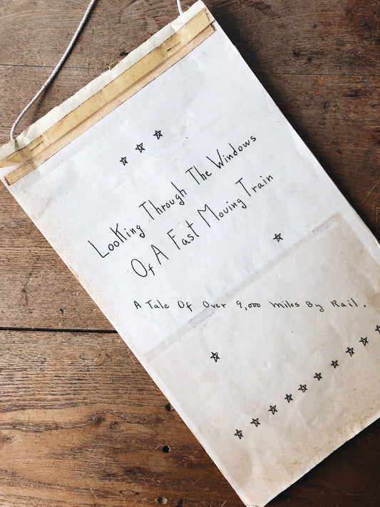Vintage Travel Manuscript