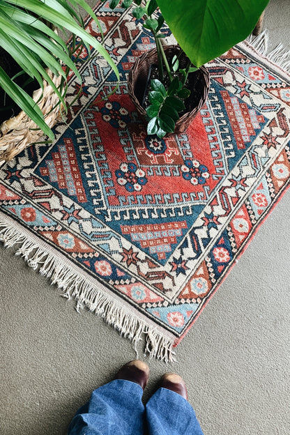 Vintage Square Wool Rug