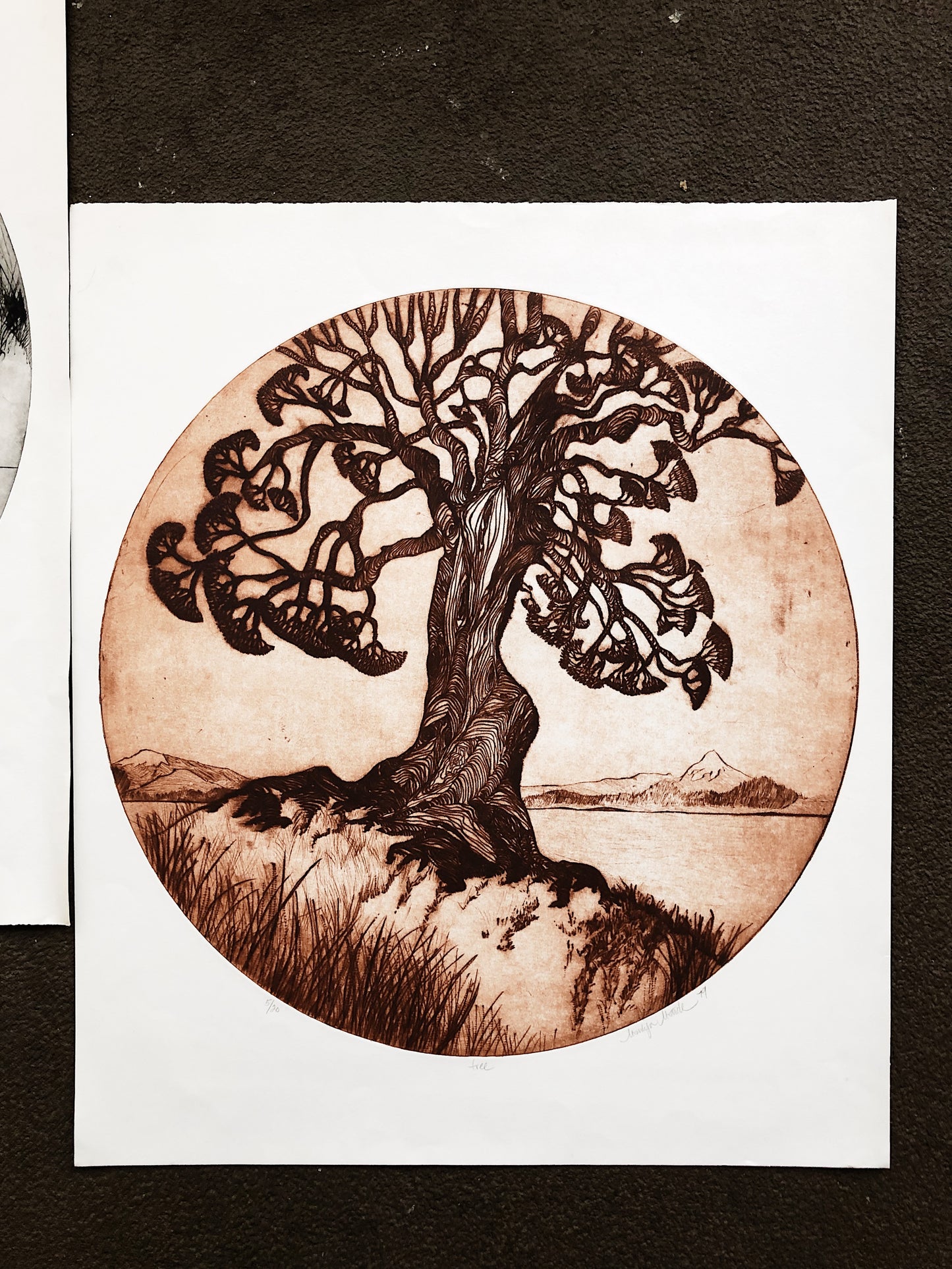 Large Scale Original Etching