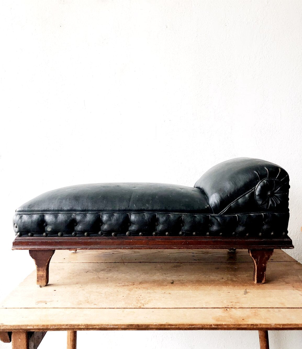 Louis XIIII Style Horsehair Ottoman
