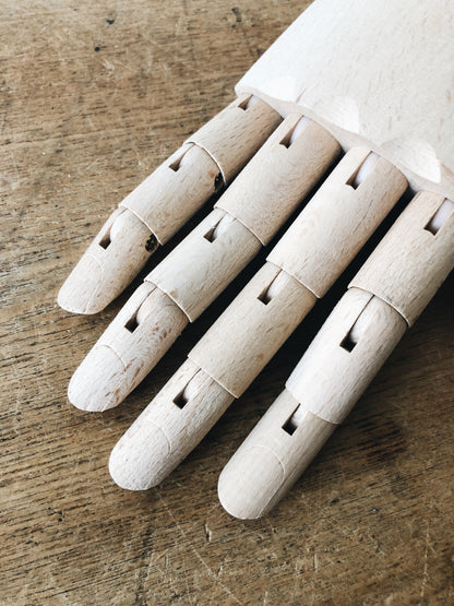 Wooden Hand Model