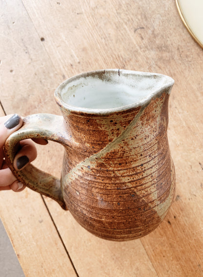 Vintage Stoneware Pitcher