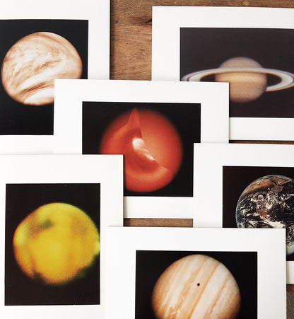 Original Vintage Planetary Film Photograph