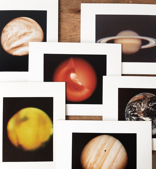 Original Vintage Planetary Film Photograph