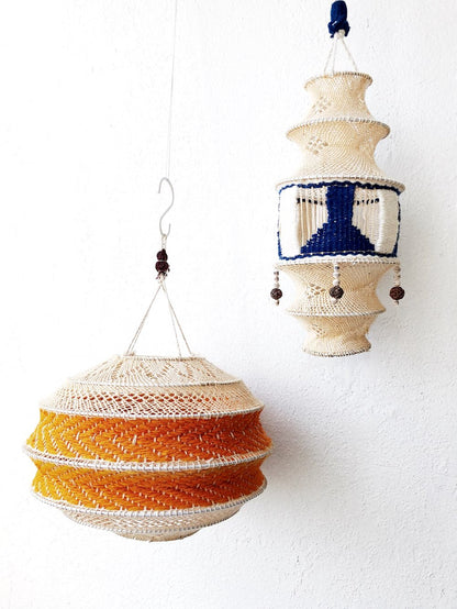 Vintage Fabric Lantern