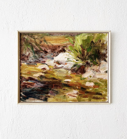 Vintage Impressionist Painting