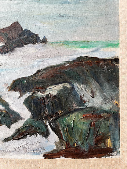 Vintage Seascape Painting