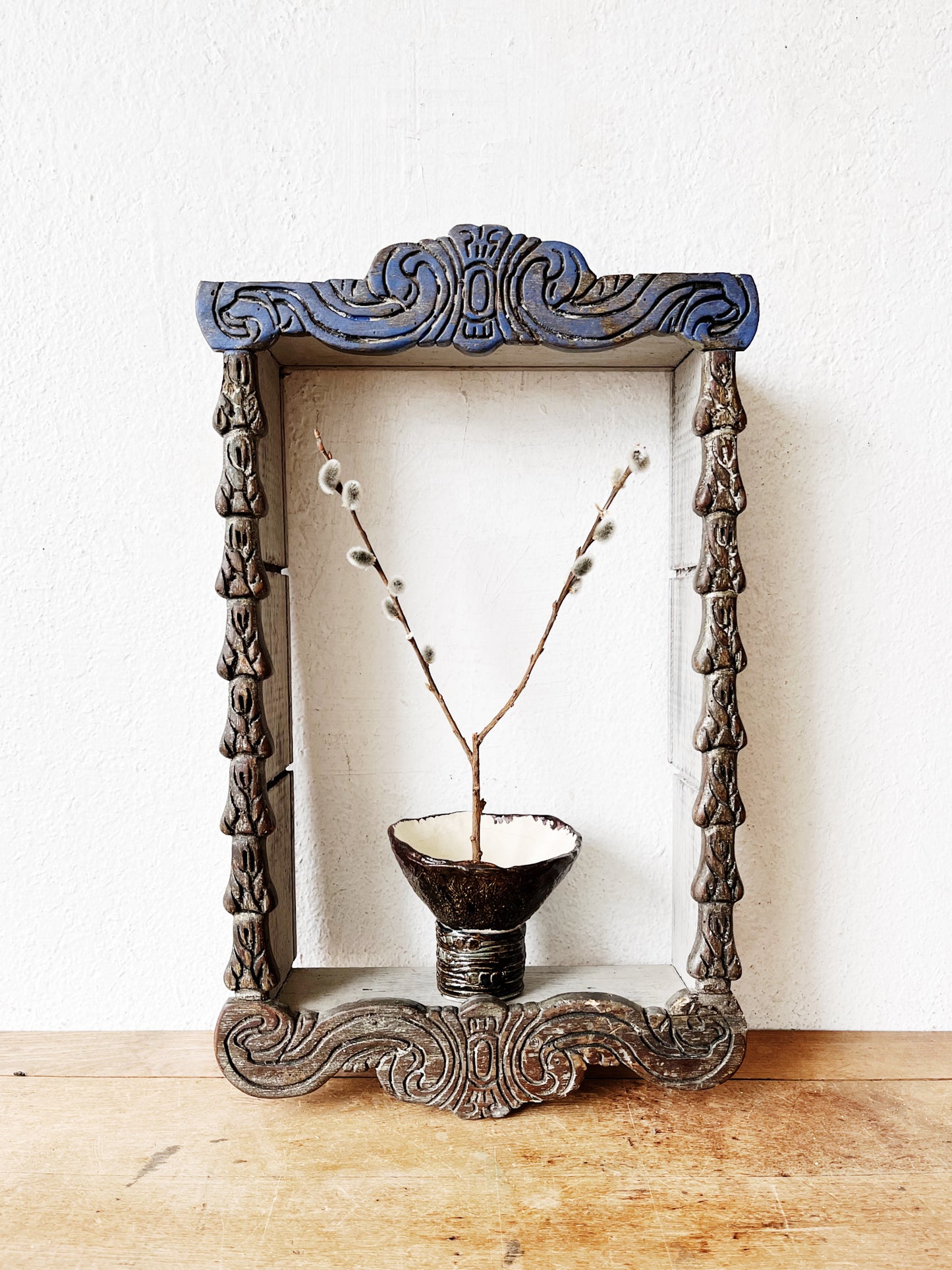 Vintage Shadowbox Shelf