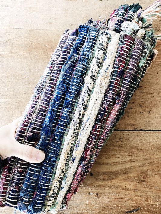 Pair Vintage Rag Mats