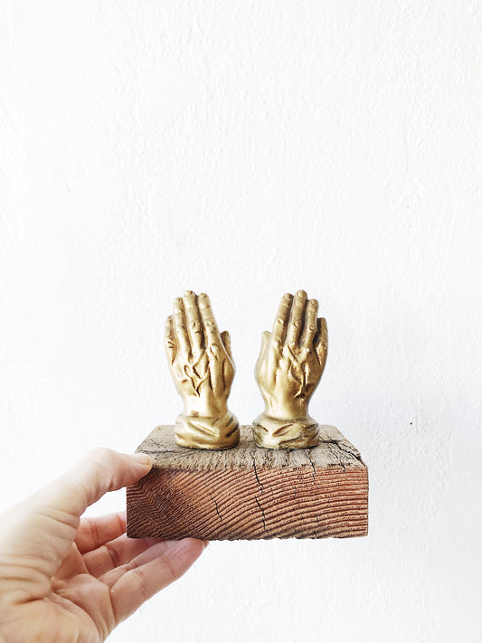 Vintage Hands Salt and Pepper Shakers