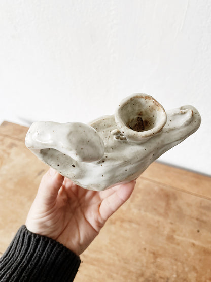 Handmade Swan Candleholder