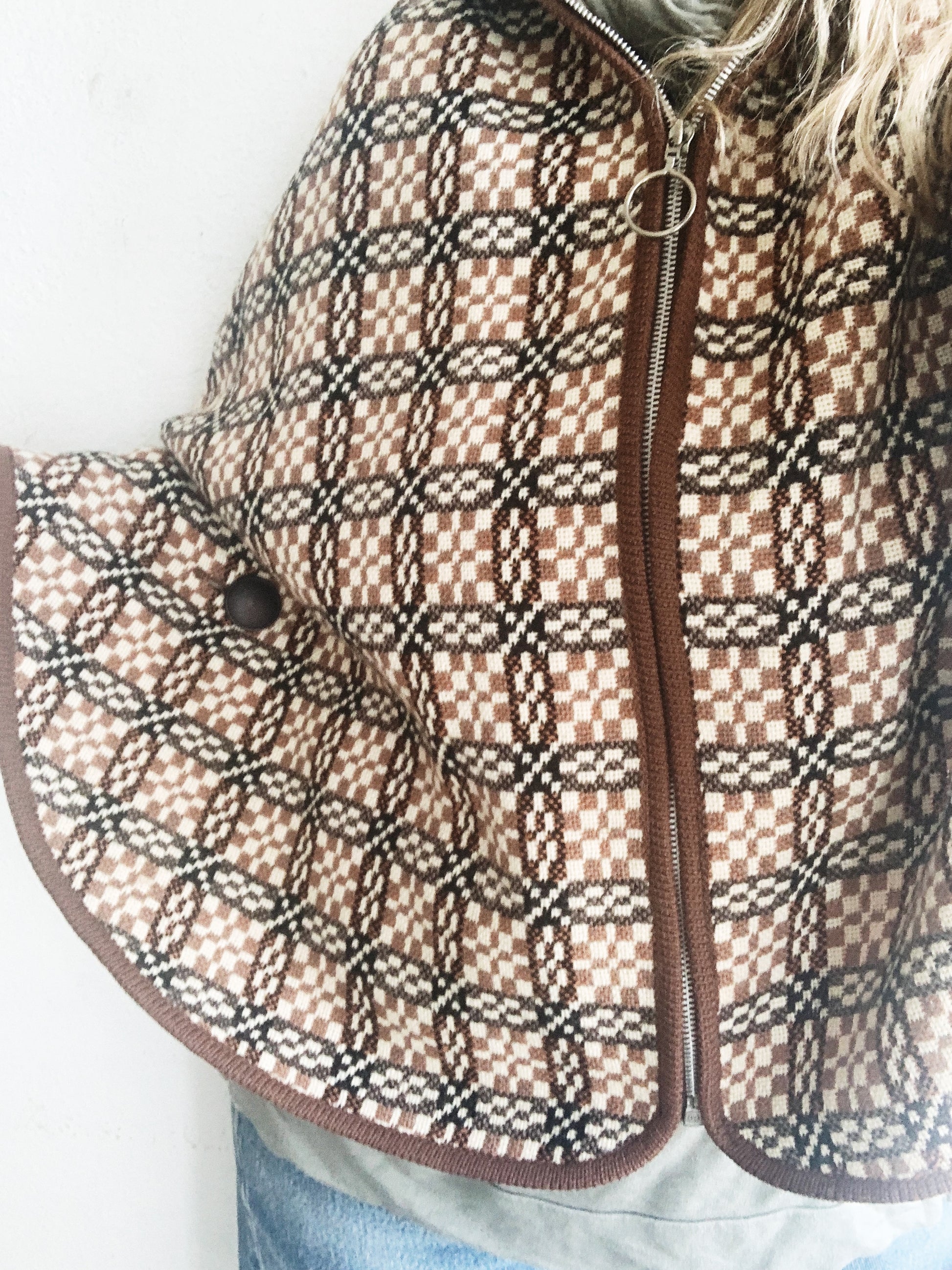 Vintage Welsh Woolens Capelet Maven Collective