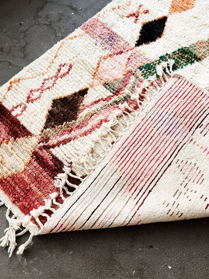 Vintage Moroccan Boujda Rug