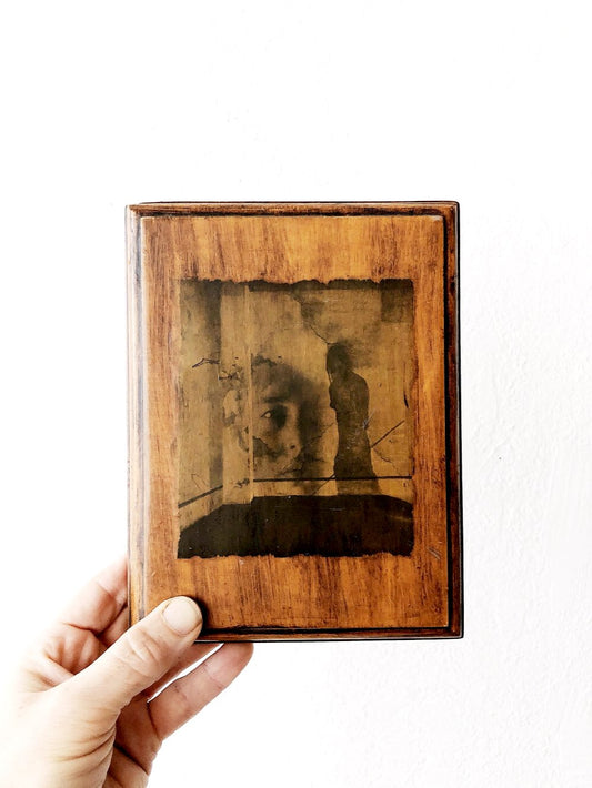 Vintage Original Mixed Media Art