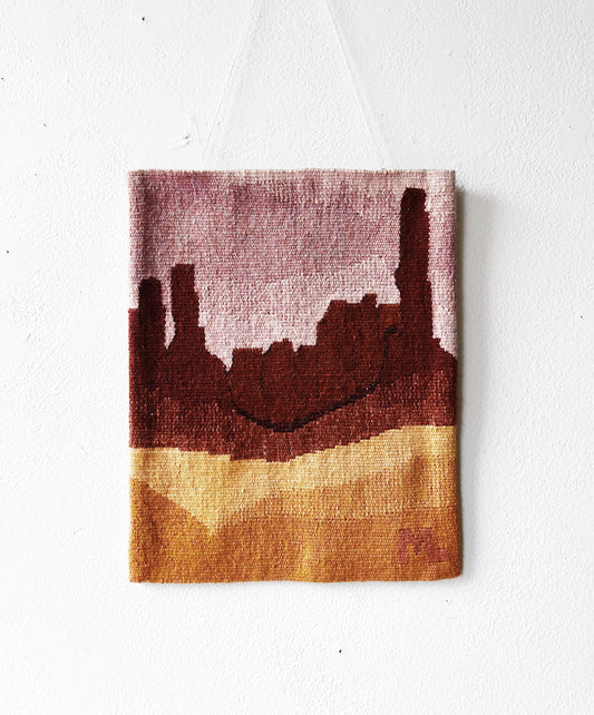 Vintage Signed Desert Weaving ‘the valley’
