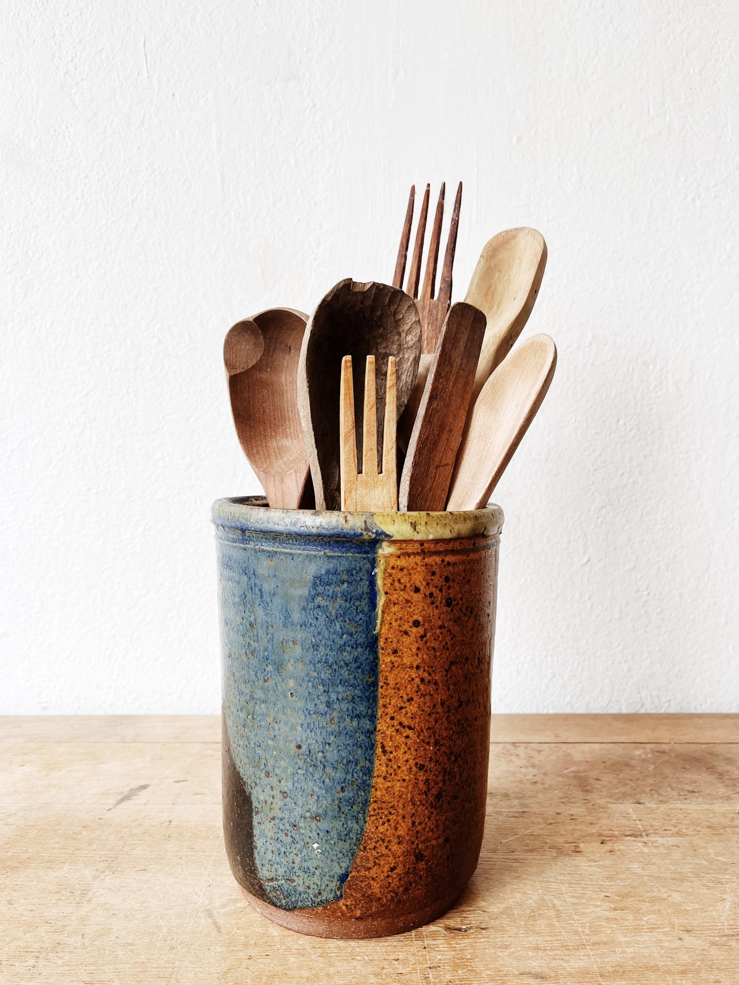 Primitive Wooden Utensil Collection