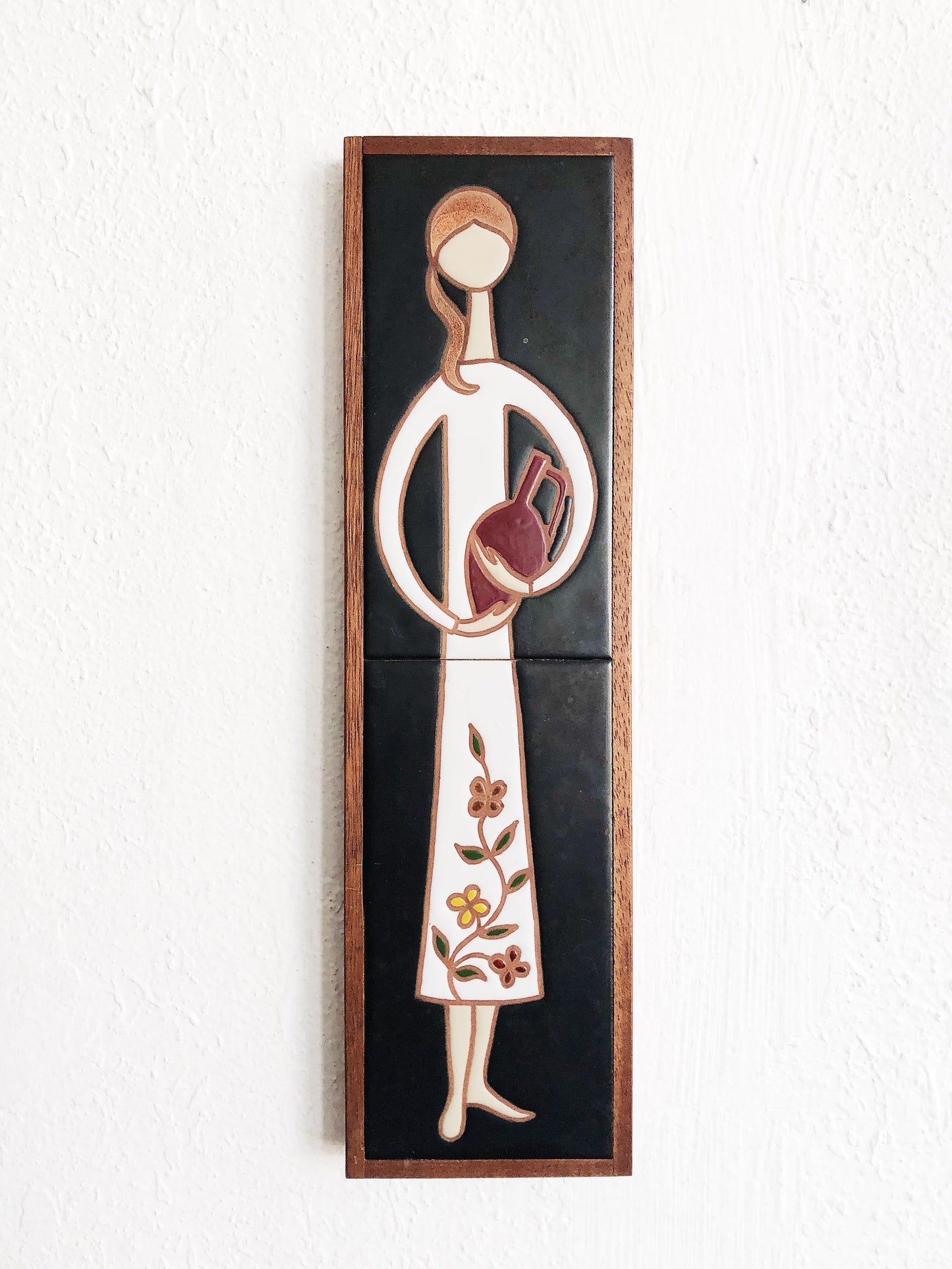 Vintage Folk Tile Art