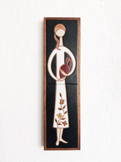 Vintage Folk Tile Art