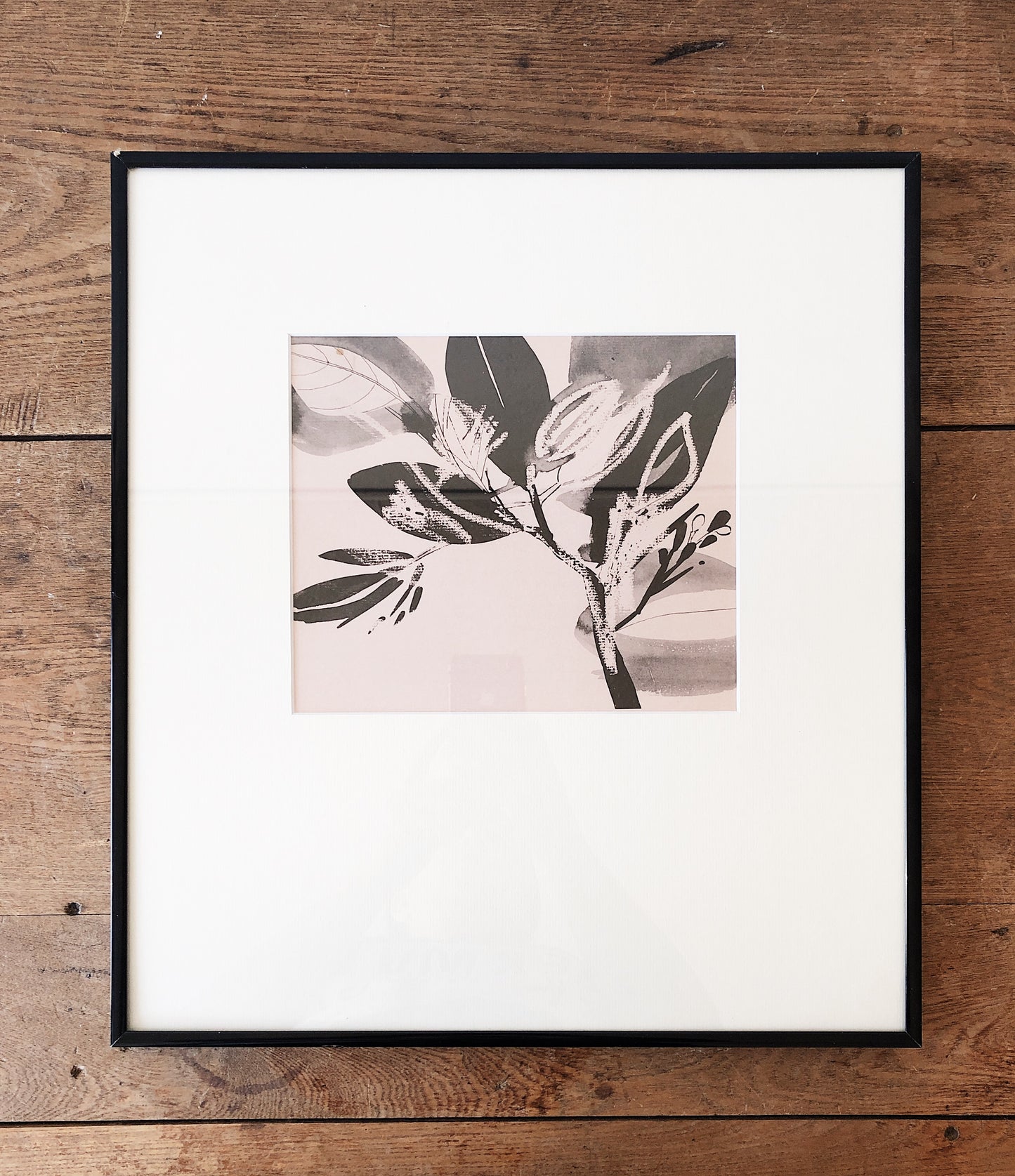 Vintage Mid Century Framed Lithograph