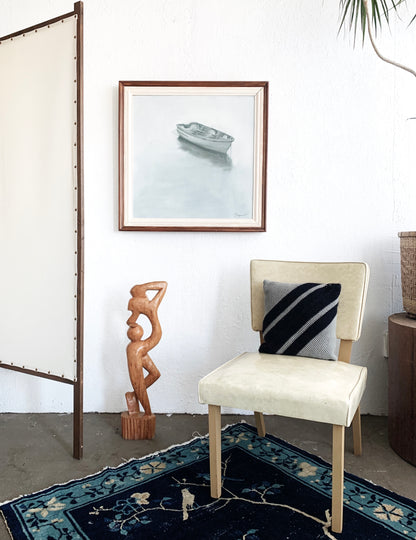 Large Vintage Carved Wood Sculpture