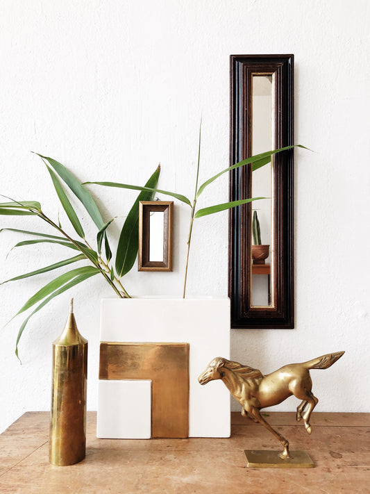 Pair of Vintage Oblong Mirrors