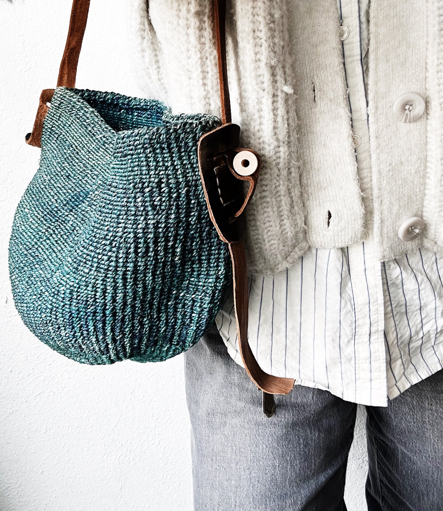 Vintage Sisal Tote