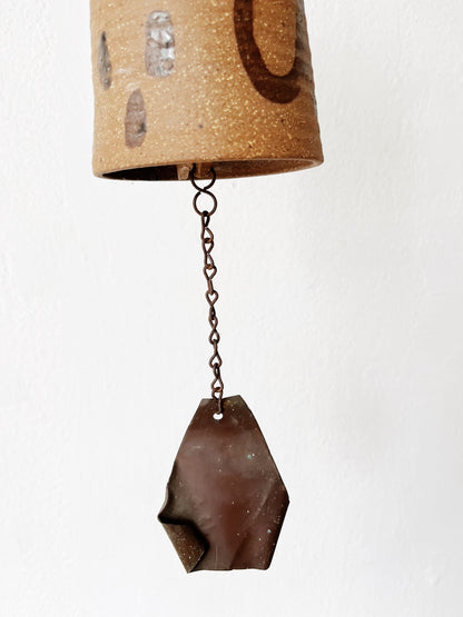 Handmade Folk Owl Windchime