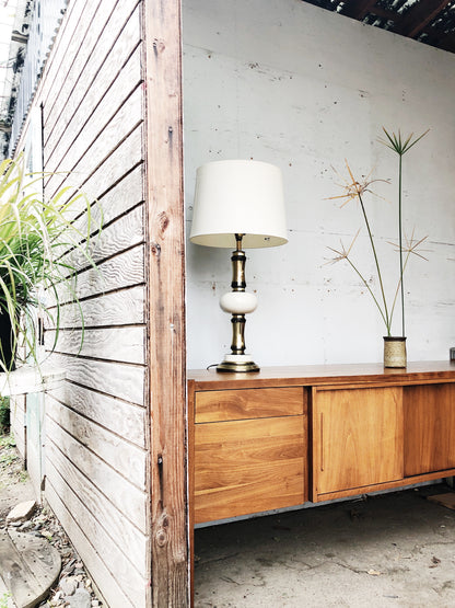 Vintage Gunlocke Solid Walnut Credenza