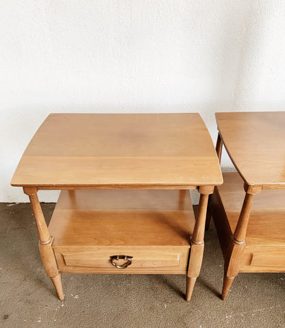 Heywood Wakefield Vintage Solid Maple  End Table