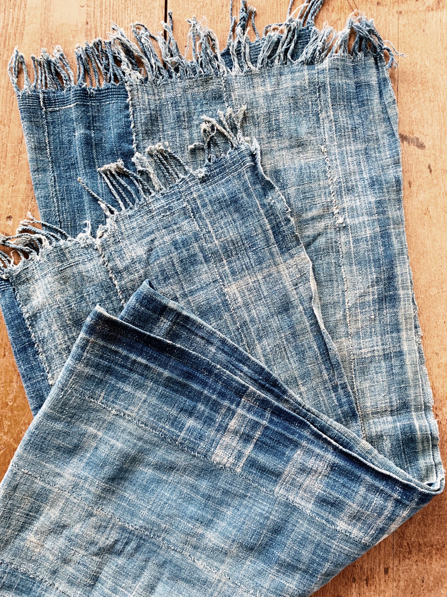 Vintage Indigo Mud Cloth