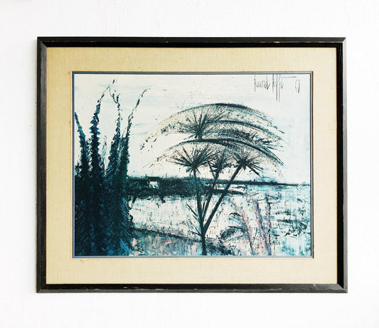 Large Mid Century Bernard Buffet Litho