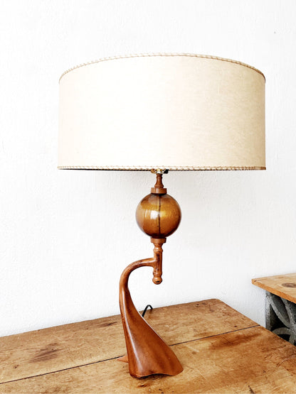 Vintage Ochre Lamp