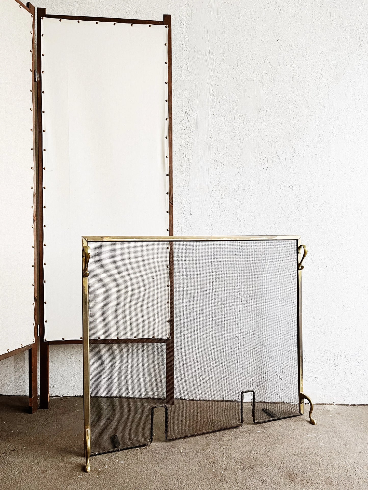 Vintage Fireplace Screen