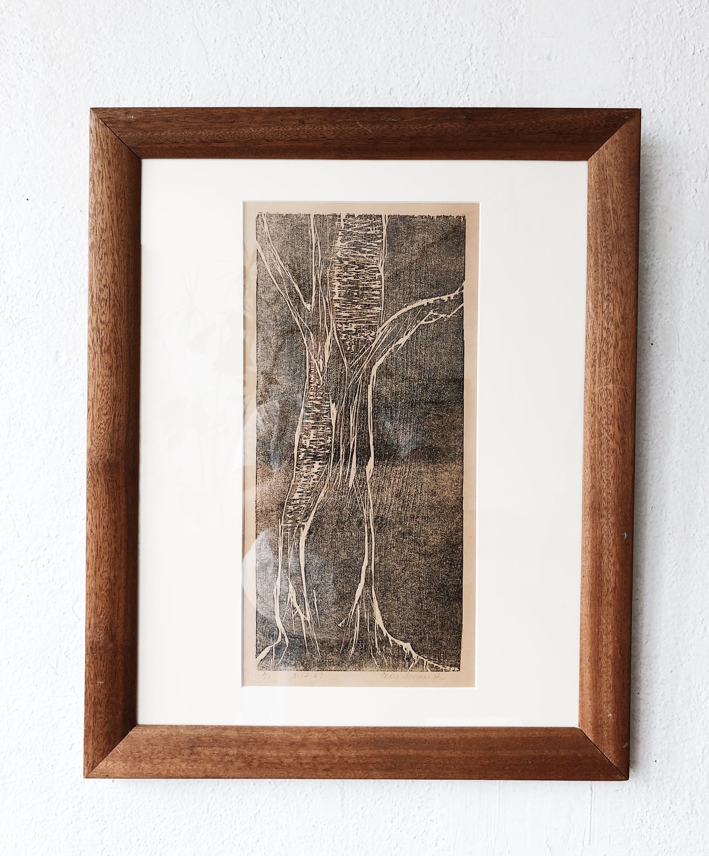 Large Original Numbered 1970s Etching