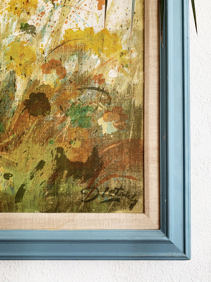 Extra Large Mid Century Dietrich Grunewald Serigraph