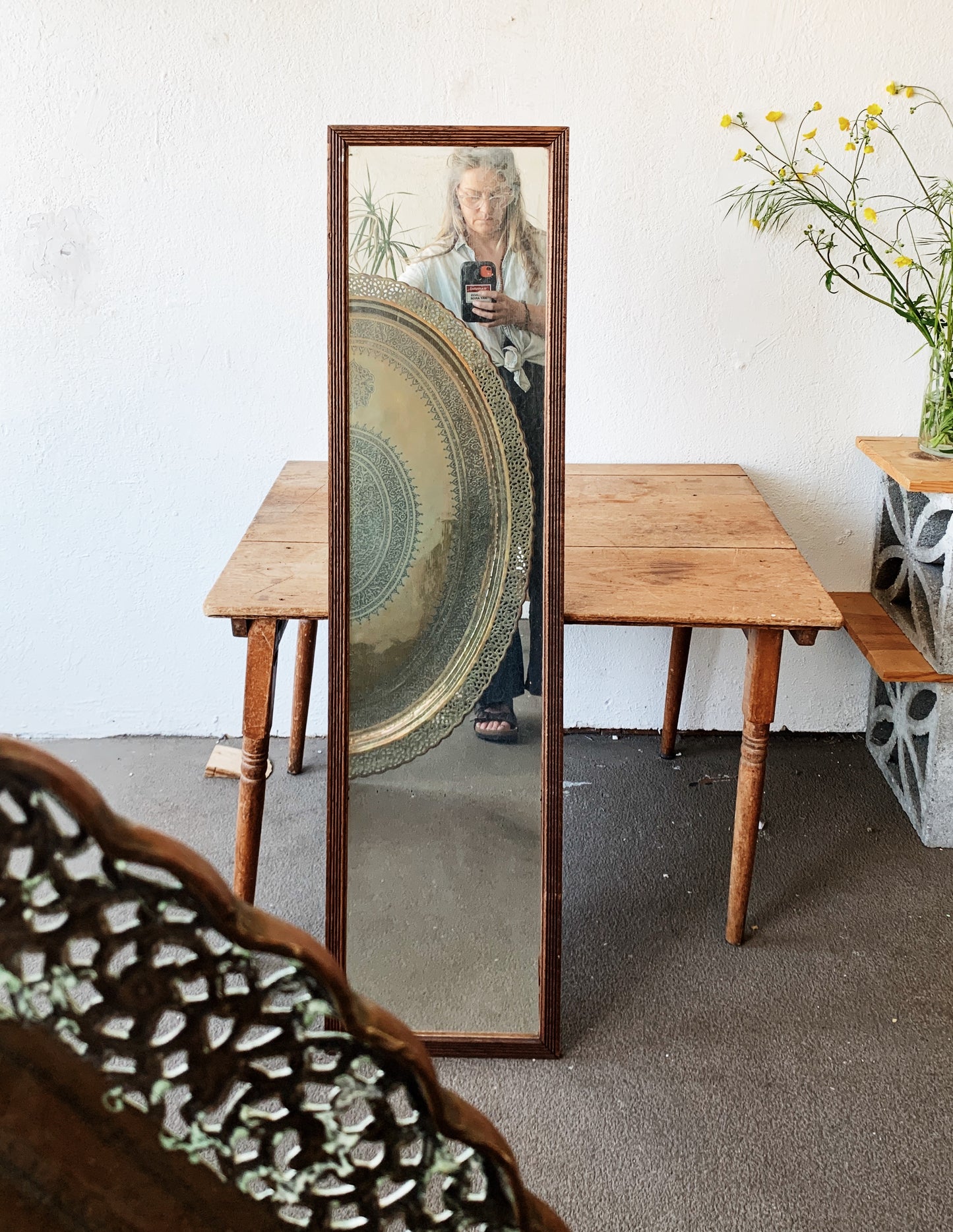 Extra Large 1970’s Bedouin Solid Copper and Brass
