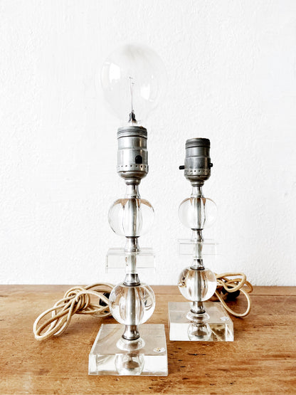 Art Deco Glass Lamps